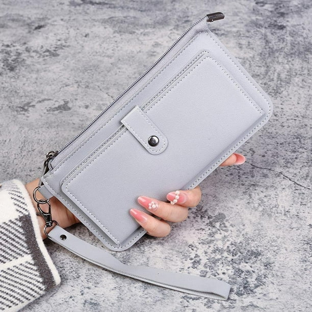 NINI1 Mini Cartera Compacta De Alta Calidad Multifunción Bifold Con Cierre De Cremallera Tarjetero Gao Jiahui unisex