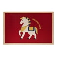 thumbnail image 1 of ERK 1Pcs Horse Zodiac Year Themed Area Rug For Home Floor Mat With Modern Design, 1 of 5
