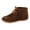 Brown, variant on Fringe Ankle Boots for Women Casual Stitching Suede Lace up Flat Booties Fall Winter Casual HIgh Top Walking Shoes