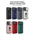 thumbnail image 2 of Shockproof iPhone 13 Pro Max Stand Case with Slide Camera Cover & Kickstand Military Grade Heavy Duty Protective with Magnetic Car Mount Holder for iPhone 13 Pro Max 6.7, 2 of 10