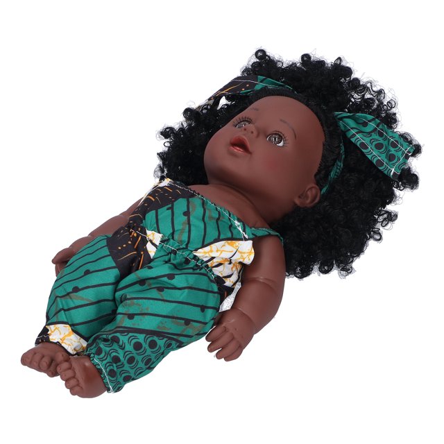Muñecas Renacidas, Muñeca de Vinilo Negro Suave, Regalos de Cumpeados para Para Niñas para Niñas 3 Años Anteriores