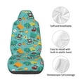 thumbnail image 3 of Lsque Trucks And Excavators Pattern Car Seat Covers for Front Seats , Waterproof Seat Covers for Cars, Sporty Front Seat Covers,Car Seat Cover Protector Front Seats, 3 of 5