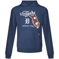 thumbnail image 2 of Men's Levelwear Navy Detroit Tigers Sunrise Relay Hoodie, 2 of 3