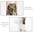 thumbnail image 2 of Cat Chiffon Summer Beach Dress for Women with Polyester Straps, 2 of 6