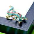 thumbnail image 3 of Soumake Unisex Brooch Pin Lizard Colorful Rhinestones Jewelry Vintage Long Lasting Blazer Brooch Clothes Decor, 3 of 8