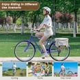 thumbnail image 3 of Lilypelle Adults Beach Cruiser Bicycle, 24" 26" Wheel 7 Speed Bike Fits Rider: 4'11"-6'2", Step Through Bikes for Commuting, Unisex, 3 of 14