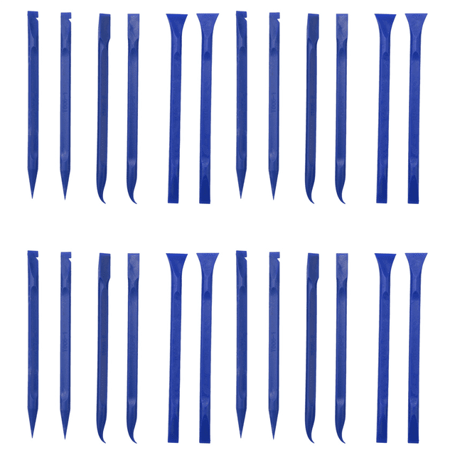 24Pcs Plastic Scraper Cleaning Tool Carbon Fiber Lottery Ticket Scratcher Tool for Tight Spaces, Kitchen, Crevices, Food