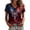 0527liRed1, variant on Womens USA Anniversary 250th V Neck Tshirts Plus Size Causal 1776-2026 Printed Tops Summer 4th of July Independence Day Graphic Tees 0527liRed1 XXXXXL