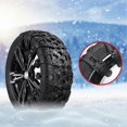 thumbnail image 2 of 6 Pcs Snow Chains for Cars Adjustable Emergency Anti Skid Chains for Ice Road Mud Road and Sand Universal Snow Chains, 2 of 5
