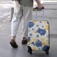 thumbnail image 3 of Pioneer Flower Floral Print Pattern Luggage Cover Fashion Suitcase Cover Baggage Covers Fit 25-28 Inch Luggage (Go Travel), 3 of 5