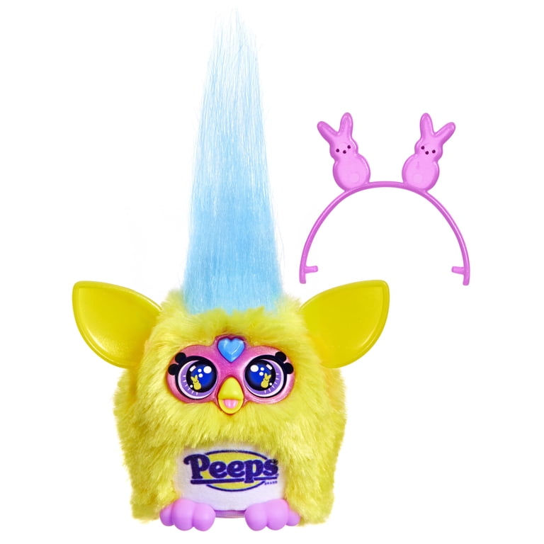 Furby, Mini Electronic Plush Toy, 3 inches, PEEPS(R) design