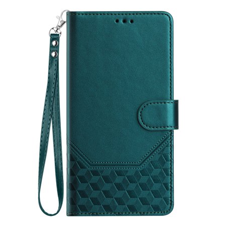 Case for MOTO G42 4G Durable Wallet Case with RFID Blocking Card Cash Holder Kickstand Magnetic Closure Wrist Strap High-quality Leather Flip Protective Cover