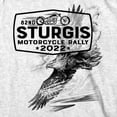thumbnail image 4 of 2022 Sturgis Motorcycle Rally SPB1026 Men’s Pencil Eagle Ash T Shirt Large, 4 of 5