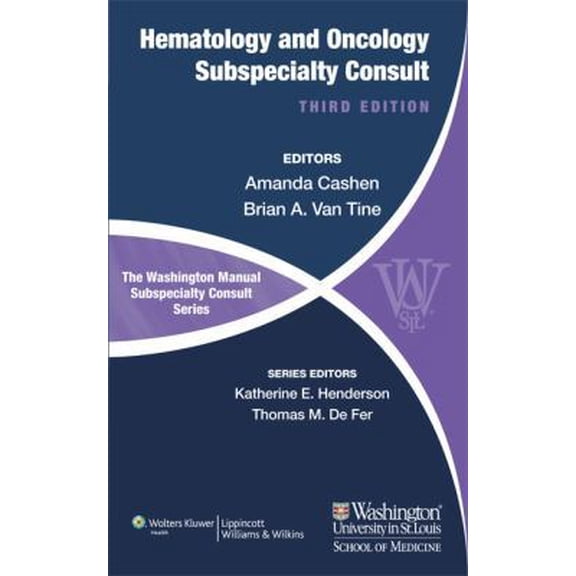 Pre-Owned The Washington Manual Hematology and Oncology Subspecialty Consult (Washington Manual Subspecialty Consult) (Paperback) 1451114249 9781451114249