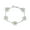Gold-Silver, variant on Womens Sunflower Daisy Charm Bracelet .925 Sterling Silver Two Tone Station Flower Spring Summer 14K Gold
