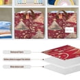 thumbnail image 6 of BZSMCE Collapsible Fabric Cube Storage Bins Christmas Trees Red Background Design Pattern Storage Box, 6 of 8