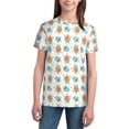 thumbnail image 3 of Wukai Sea Turtle Youth Unisex Short Sleeve T-Shirt for Boys, Girls, Teens, and Kids-Medium, 3 of 7