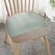 thumbnail image 5 of Tiras de hielo verde Cojín de asiento 16.54x16.54 pulgadas Almohadilla de silla de oficina antideslizante Cojín de enfriamiento de color sólido moderno primavera verano lavable para uso interior y, 5 of 6