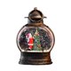 thumbnail image 5 of Adornos de linterna brillante con forma de bola de nieve y resina con gancho Papá Noel y el árbol, 5 of 9