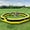 Yellow & black, variant on Wellcomer 16FT Inflatable Gaga Ball Pit Arena, Portable Court with Built-in Blower for team games and backyard activities - Red&Blue