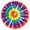 Colorful Rainbow Tie-2, variant on Colorful Rainbow Tie Dye Spiral Pattern Round Fitted Tablecloth with Elastic Edge,Dining Table Cover Waterproof,Outdoor Round Tablecloth for Camping,Dining,Indoor and Outdoor