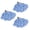Blue, variant on Home Times 3 Pack Microfiber Cloth Mop Refills Compatible with O Cedar, Washable Mop Replacements for Wet and Dry Use, Blue