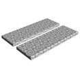 thumbnail image 1 of Black and White Bench Cushion Set of 2, Abstract and Mandala Style Floral Symmetrical Simple Motifs Tile, Standard Size Foam Pad and Decorative Cover, Black White, by Ambesonne, 1 of 4