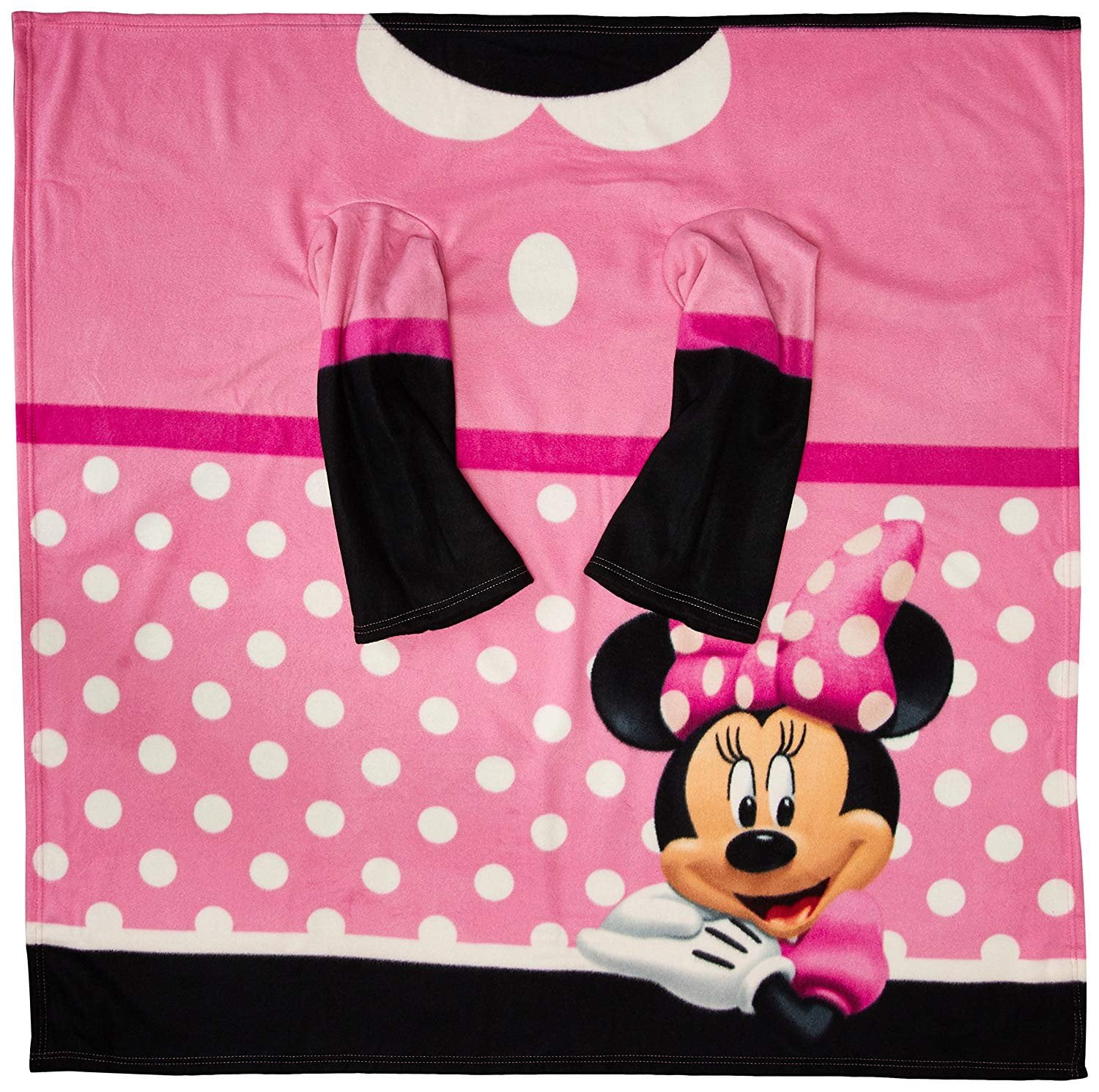 Minnie Mouse Personalized Baby Infant Toddler Bib & Blanket Set Any Color Bow 