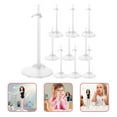 thumbnail image 3 of 10Pcs Transparent Doll Stands Plastic Doll Display Racks Doll Support Holders Desktop Doll Stands, 3 of 6