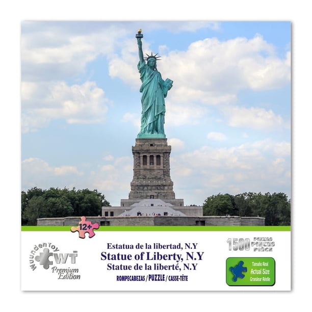 Rompecabezas Wuundentoy Estatua de la Libertad N.Y Premium Edition 1500 Piezas