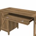 thumbnail image 2 of Bush Furniture Key West 54W Computer Desk with Keyboard Tray and Storage in Reclaimed Pine, 2 of 7