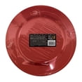thumbnail image 3 of Set de platos Great Value Platos lavable y reutilizable navidad rojo 12 pzas, 3 of 4