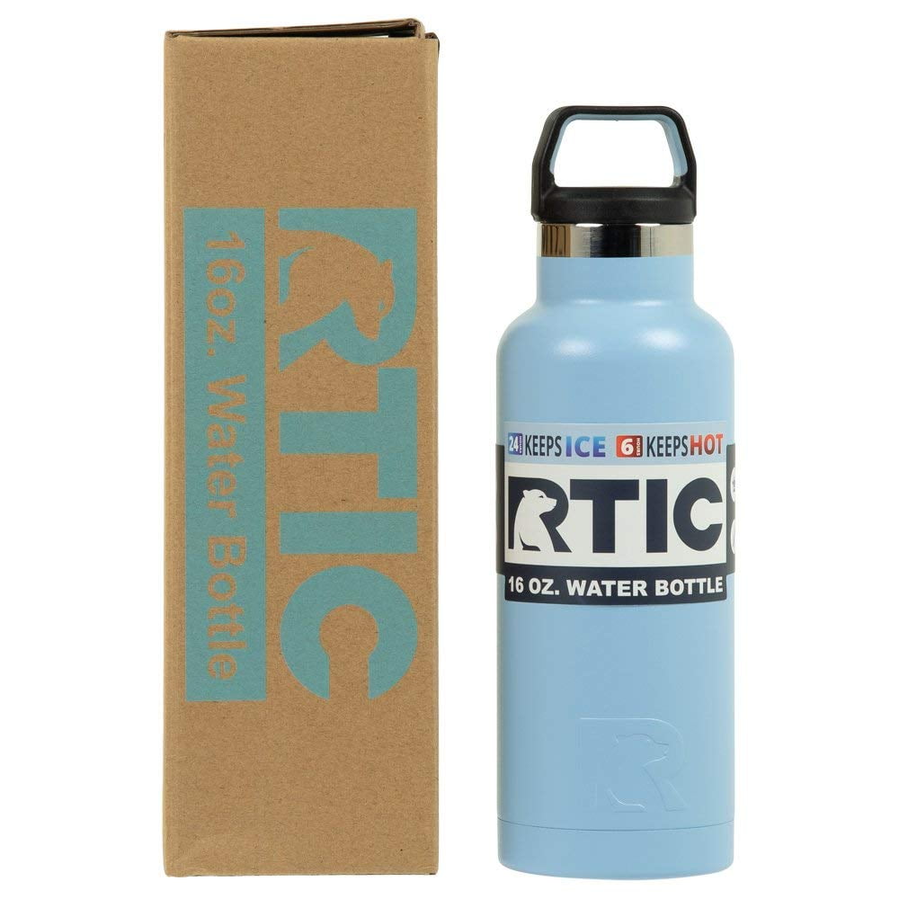 RTIC Bottle Chiller Water Bottle Insulated Cooler for 12oz Glass Soda  Bottle or 16oz Aluminum Bottle, Double Wall Vacuum Insulation, Stainless  Steel