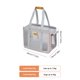thumbnail image 3 of Bolsa de transporte para perros y gatos, bolso plegable para mascotas para viajes (beige transpirable) Sywqhk Libre de BPA, 3 of 6