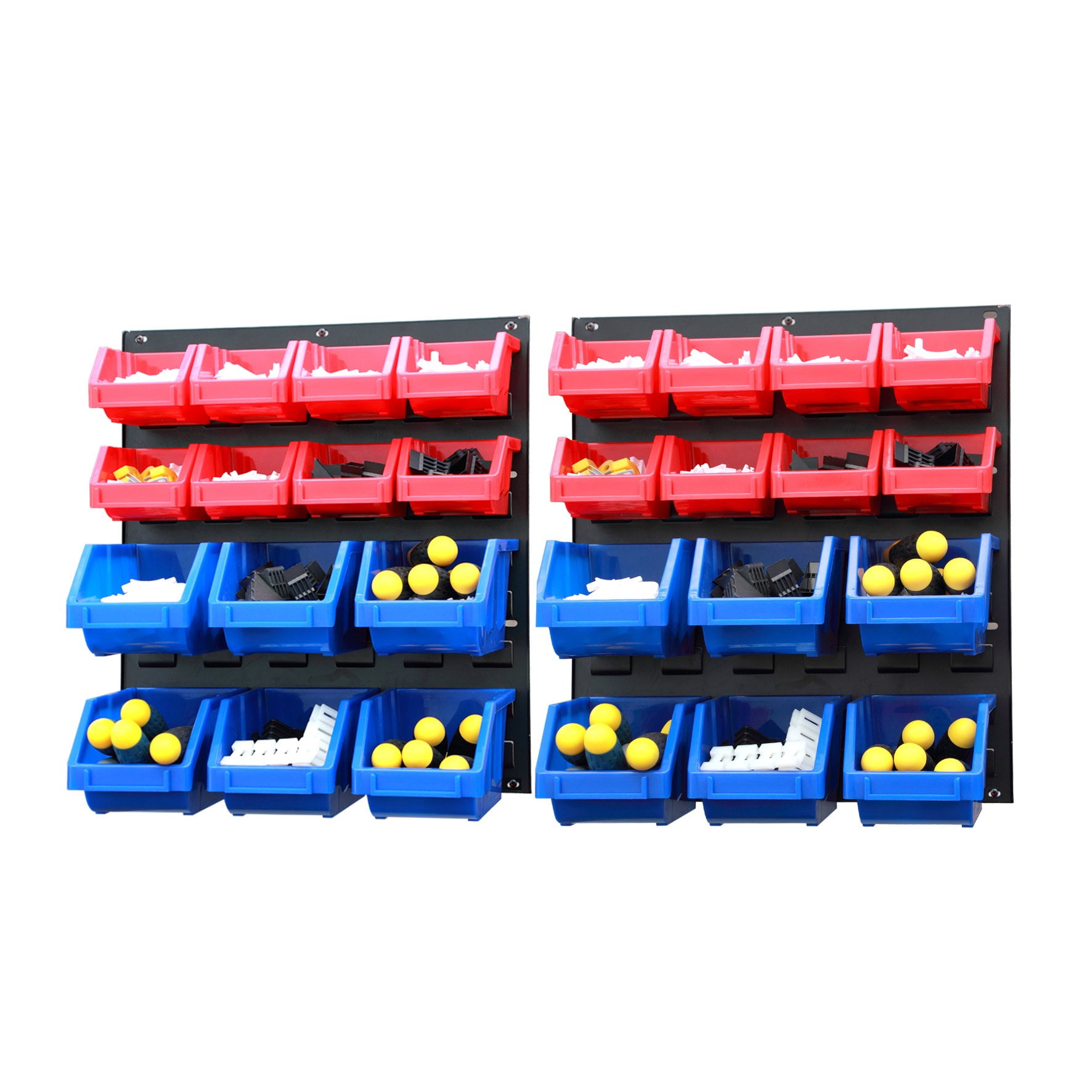 Buy King's Rack Wall Mount Hanging Bin Rack Storage System Heavy Duty