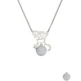 thumbnail image 2 of Delight Jewelry Stainless Steel Disc Angels Wear Scrubs Silvertone Dream Big Pendant Necklace, 25", 2 of 4