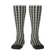 thumbnail image 1 of Fotbe Black and white houndstooth Calcetas Divertidas Estampadas para Hombre y Mujer, Calcetas de Algodón hasta la Rodilla para Caminar, Correr, Enfermería y Embarazo, 1 of 6