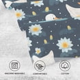 thumbnail image 3 of Duck and Flowers Bath Towel 100% Cotton Soft Thick High Absorbency Hand Face Towel Single Pack 16x28in, 3 of 7