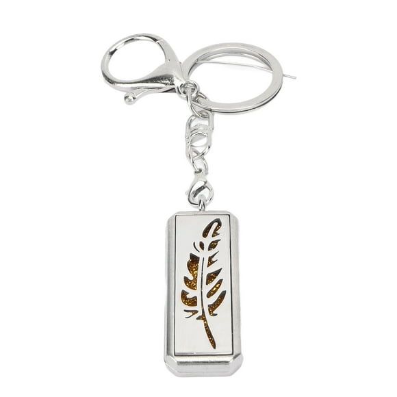 Essential Oil Diffuser Key Ring,Aromatherapy Essential Oil Diffuser Essential Oil Diffuser Keychain Stainless Steel Essential Oil Diffuser Compact and Lightweight