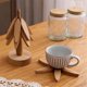 thumbnail image 3 of Wooden Trivets Hot Dishes Decor Set for Kitchen and Dining, 3 of 5