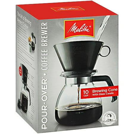 Melitta 10-Cup Coffee Maker, 640616, Black
