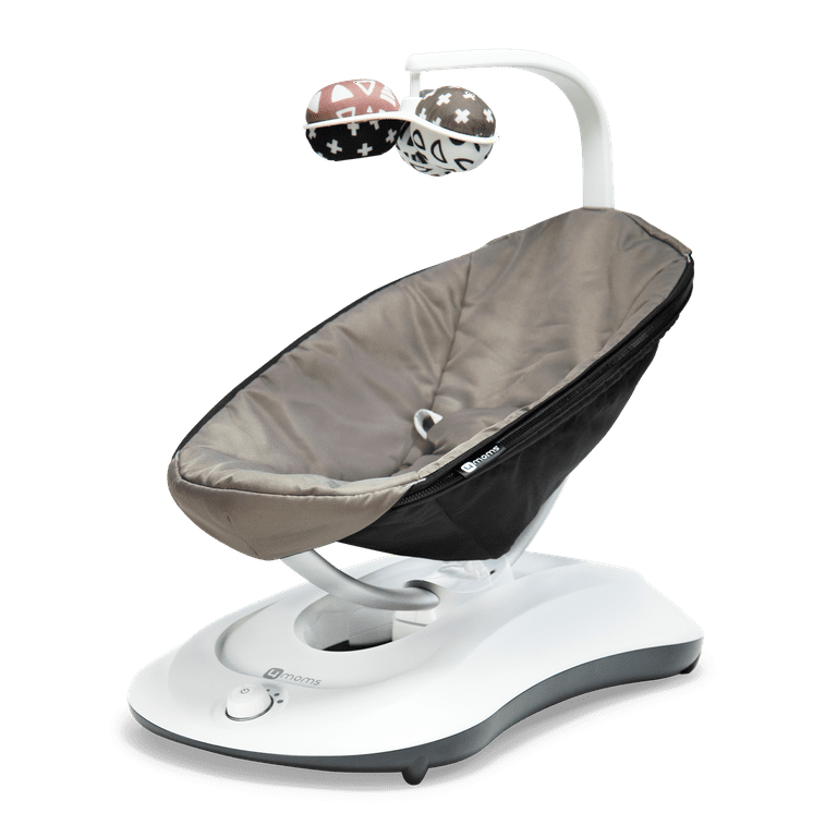 4moms Newborn Soothing Electric Bouncer RockaRoo Baby Rocker with Gliding Motion Compact Size Graphite Walmart