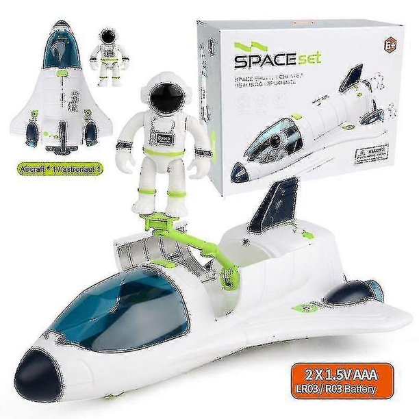 Space Rocket Toy Astronaut Spaceship Toy Kids Early Education Toy Birthday Gift For Boys Girls