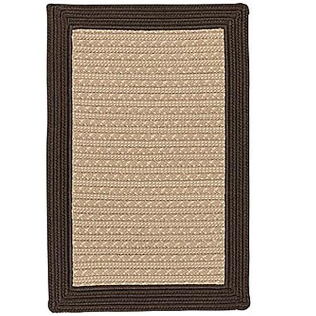 Colonial Mills Rug BY03R108X144S 9 x 12 ft. Bayswater Braided Rug Brown