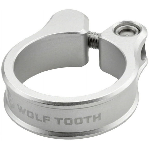 Wolf Tooth Seatpost Clamp - 36.4mm, Raw Silver