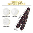 thumbnail image 3 of Haiem Roses Skulls Pattern Graduation Stole 2024 | Premium Satin Sash for Graduation Ceremony, 3 of 7