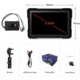 thumbnail image 7 of Motorcycle CarPlay&Android Auto, Motorcycle GPS Navigation System, GPS for Motorcycles Waterproof, Built-in 64GB TF Card, 5 Inch, Dual Bluetooth, 7 of 7