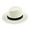 White2, variant on Unisex Panama Summer Beach Sun Hat Wide Brim Cap For Women Men