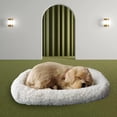 thumbnail image 3 of Peluche para dormir, juguetes de peluche, de simulación, lindo regalo Labrador Zulema Gato durmiendo respirando, 3 of 7