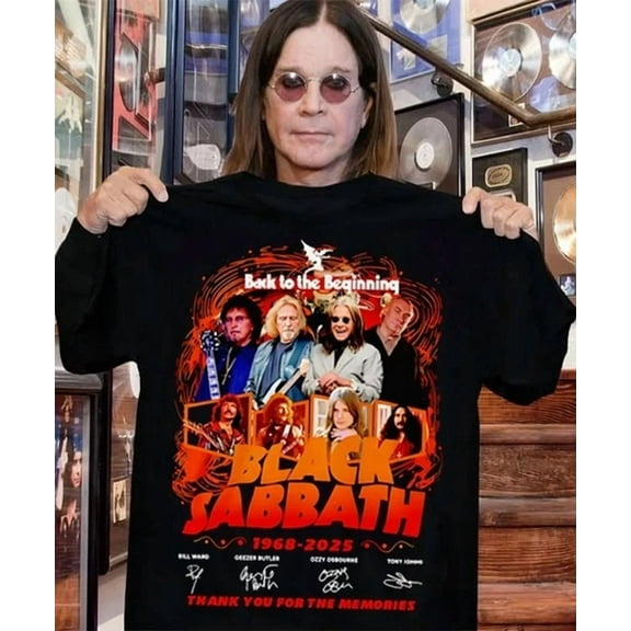 SALE!!! Black Sabbath Anniversary Back To The Beginning 2025 Shirt
